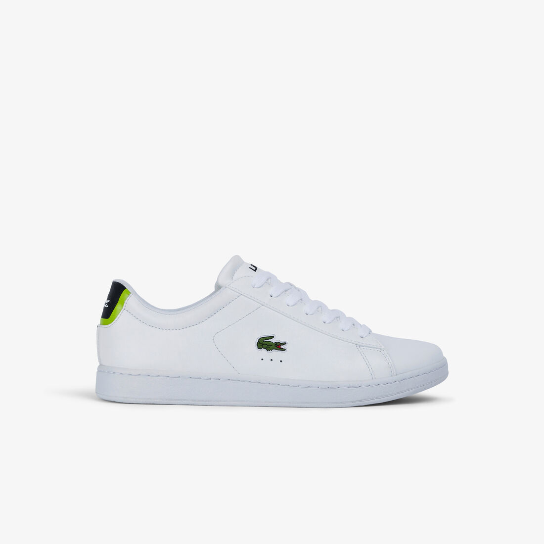 Lacoste Carnaby Leder Sneakers Herren Weiß Hellgrün | ODFI-05436