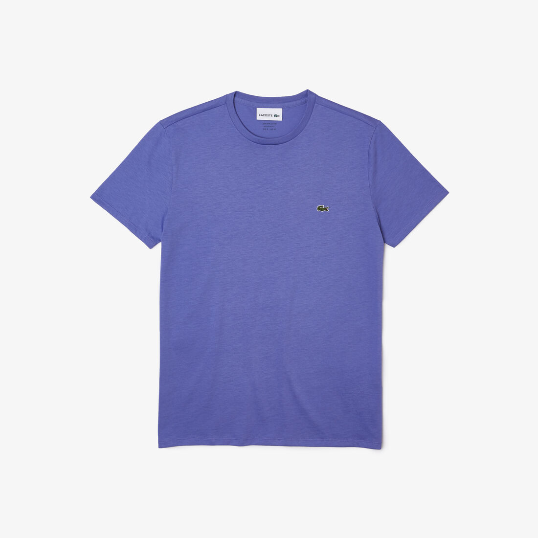 Lacoste Crew Neck Pima Baumwoll Jersey T-shirts Herren Blau | GQET-75689