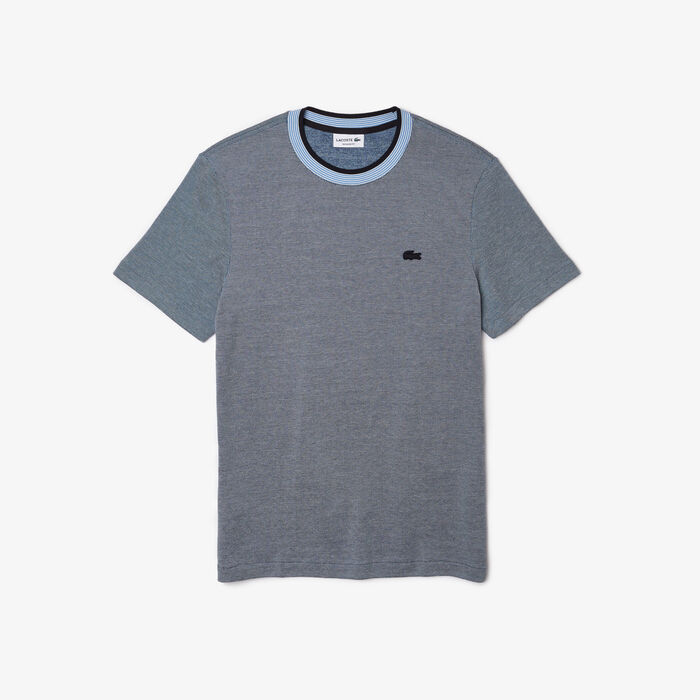 Lacoste Crew Neck Premium Baumwoll T-shirts Herren Mehrfarbig | NKPE-38109