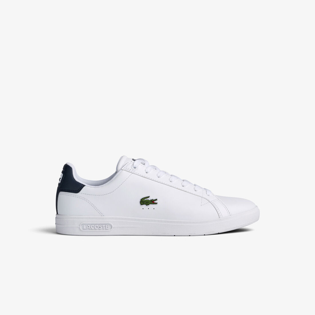 Lacoste Graduate Pro Leder Sneakers Herren Weiß Navy | DBEZ-63710