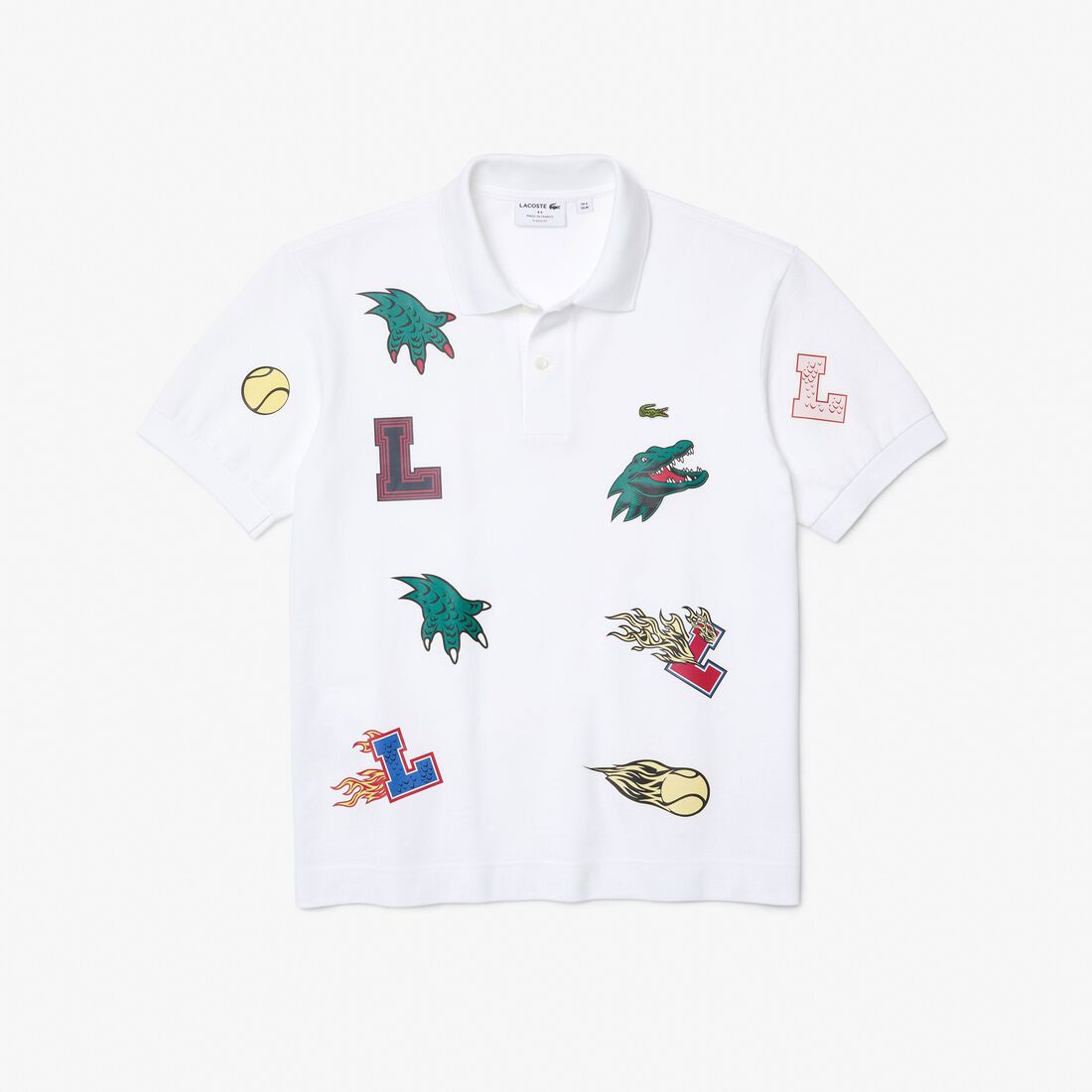 Lacoste Holiday Design-your-own Polo Shirts Herren Weiß | ARIU-23504