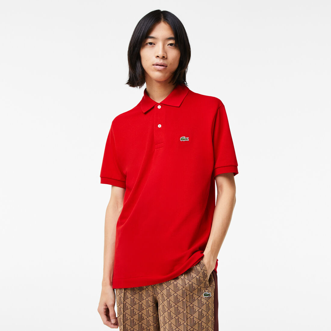 Lacoste Klassische Fit L.12.12 Polo Shirts Herren Rot | KQXF-86392