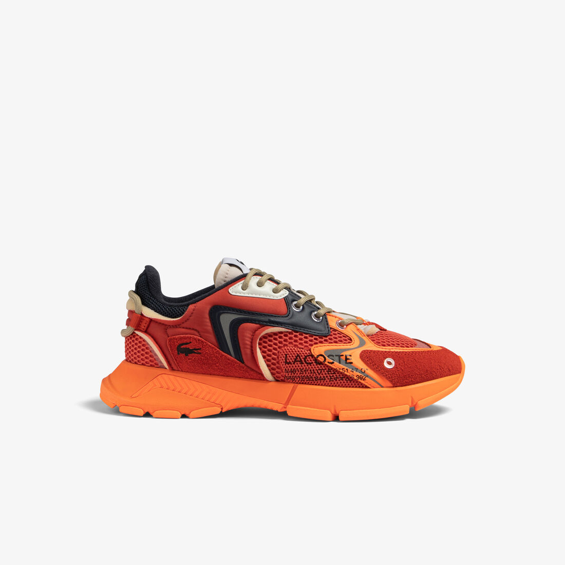 Lacoste L003 Neo Textil Sneakers Herren Rot Orange | MUOY-45237