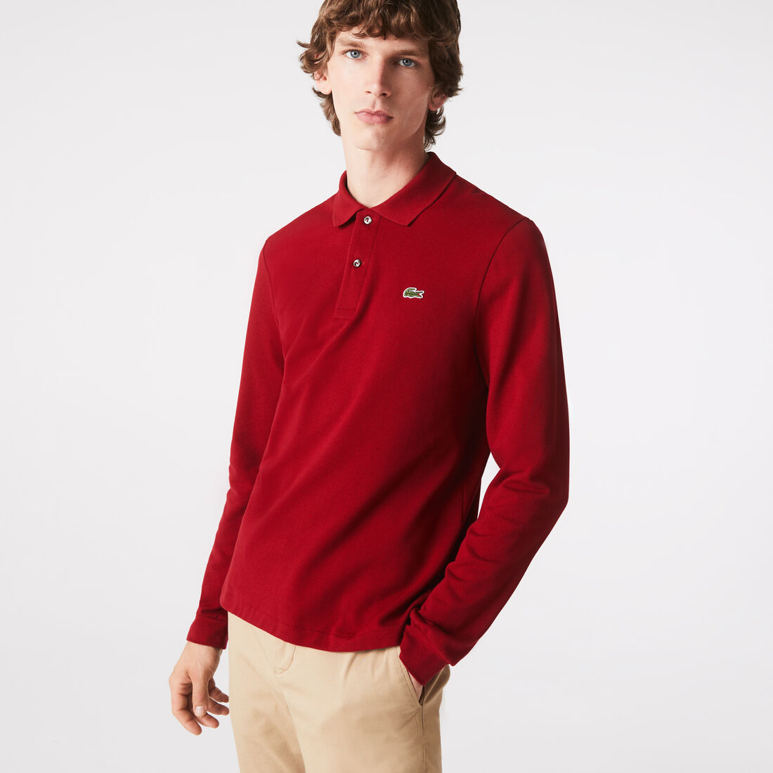 Lacoste Long-sleeve Klassische Fit L.12.12 Polo Shirts Herren Bordeaux | ARQP-83195