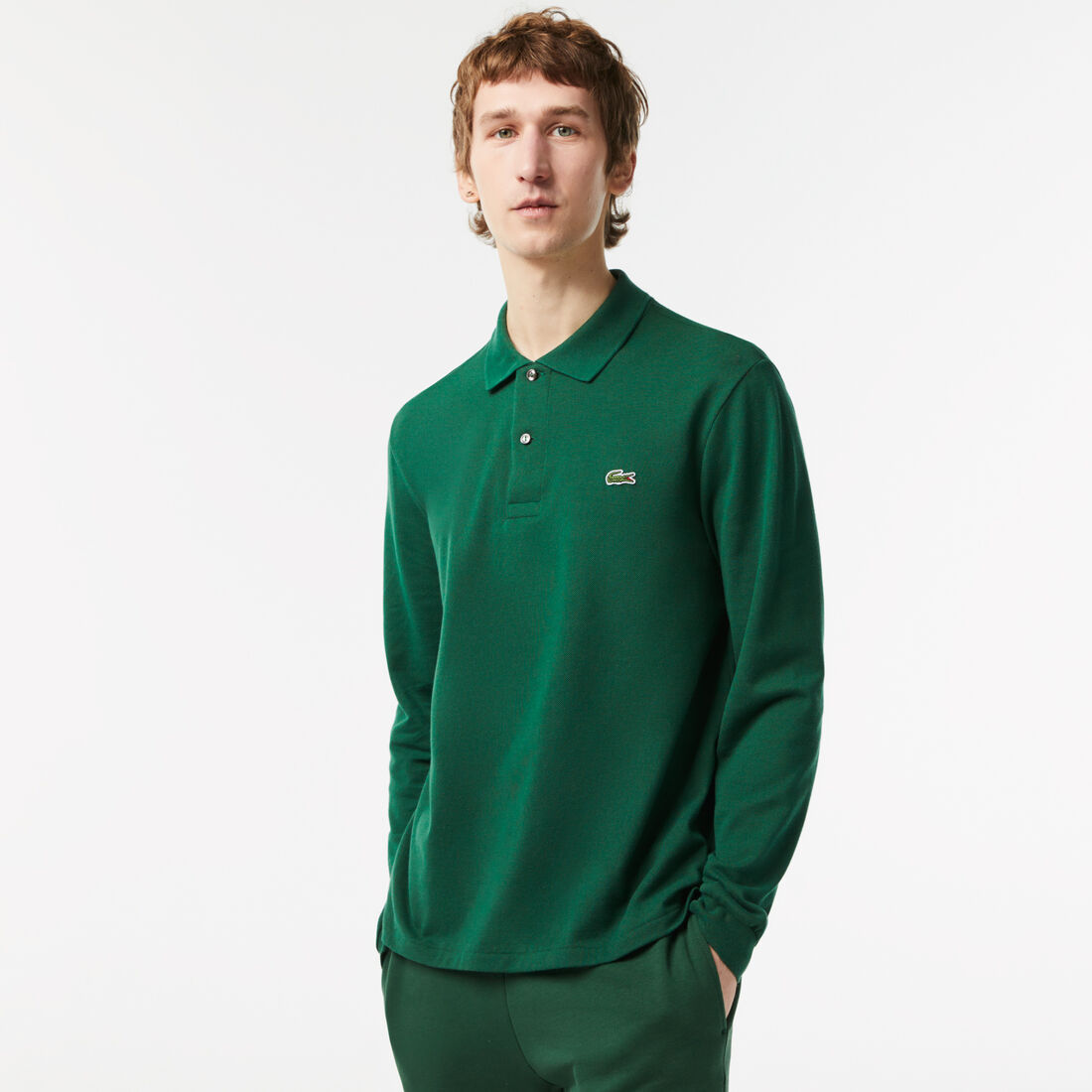 Lacoste Long-sleeve Klassische Fit L.12.12 Polo Shirts Herren Grün | TRJQ-85219