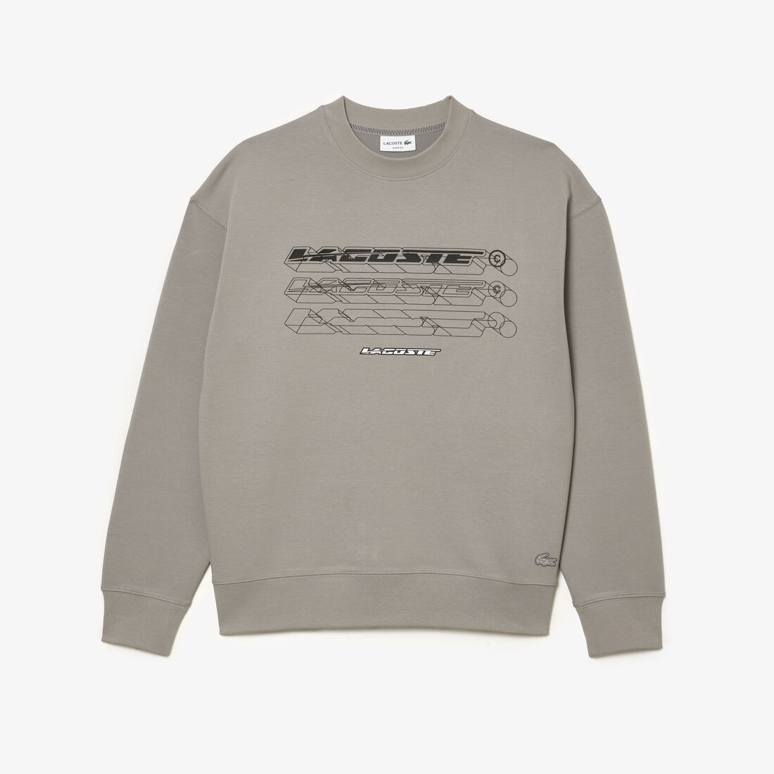 Lacoste Loose Fit Branded Sweatshirts Herren Grau | HZKP-94567
