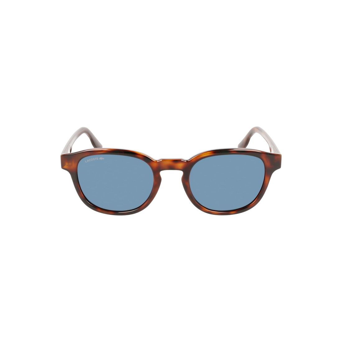 Lacoste Oval Plastic Colour Block Sonnenbrille Herren Blau | ITEA-23465
