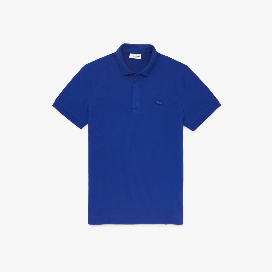 Lacoste Paris Regular Fit Stretch Baumwoll Piqué Polo Shirts Herren Blau | BSWO-94173