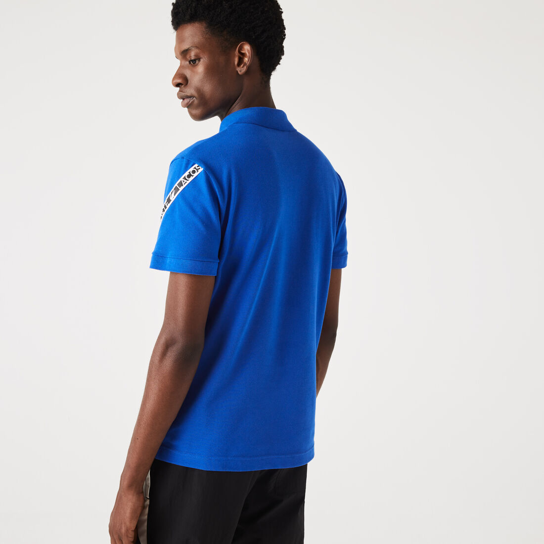 Lacoste Regular Fit Stretch Mini Piqué Polo Shirts Herren Blau | EIUB-87416
