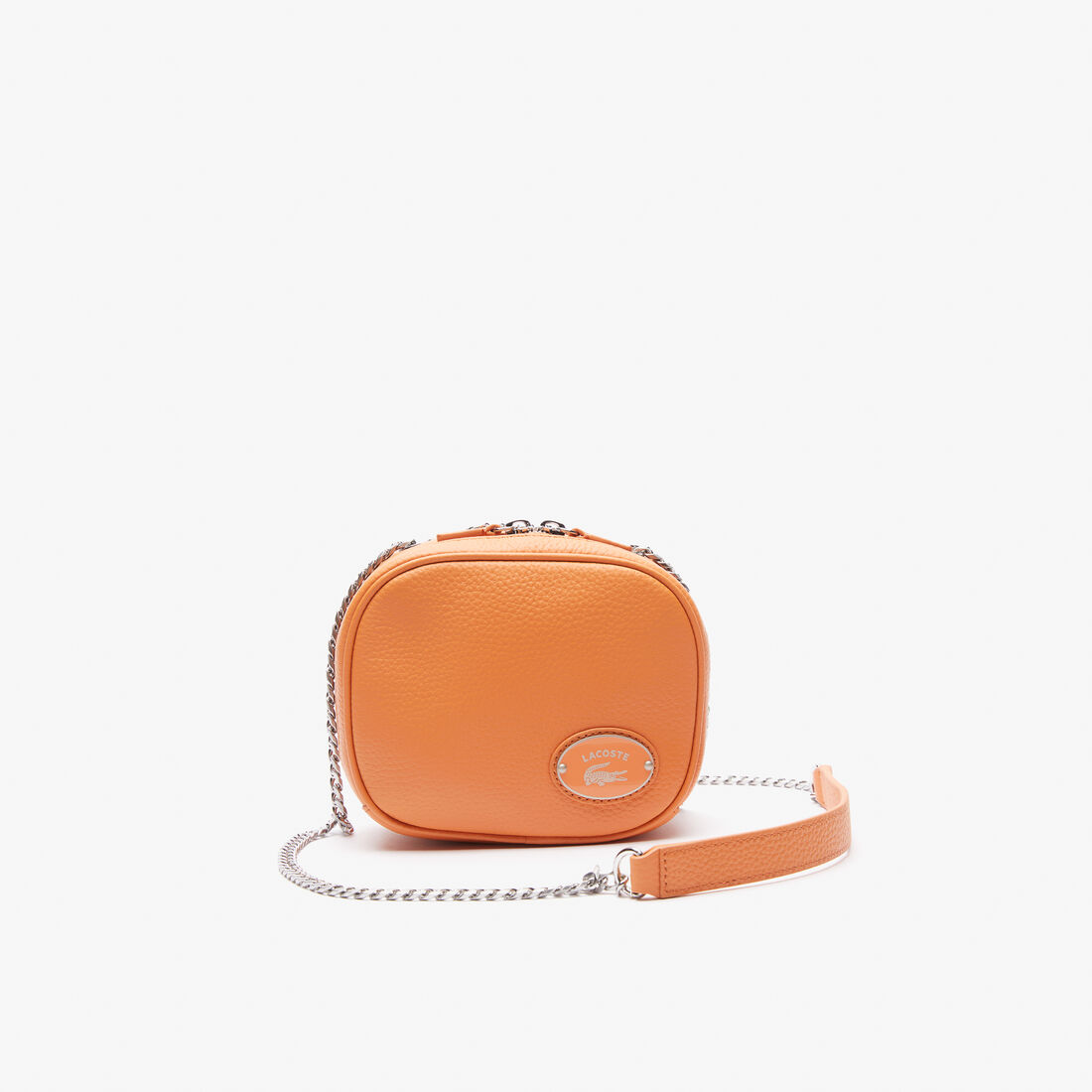 Lacoste Small Square Grained Leder Schultertaschen Damen Orange | RDUP-84520
