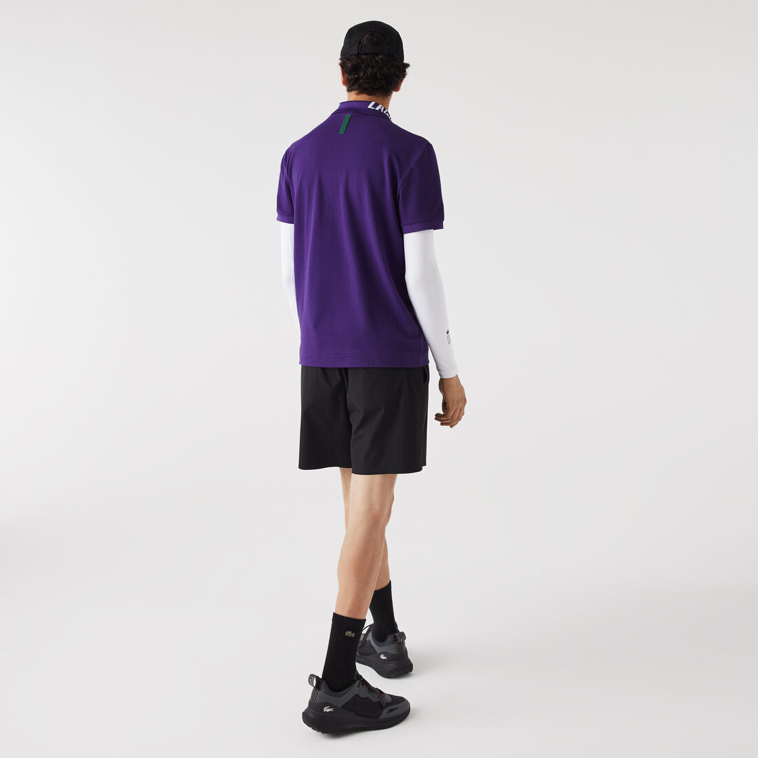 Lacoste Branded Slim Fit Stretch Piqué Polo Shirts Herren Lila | XKPM-09417