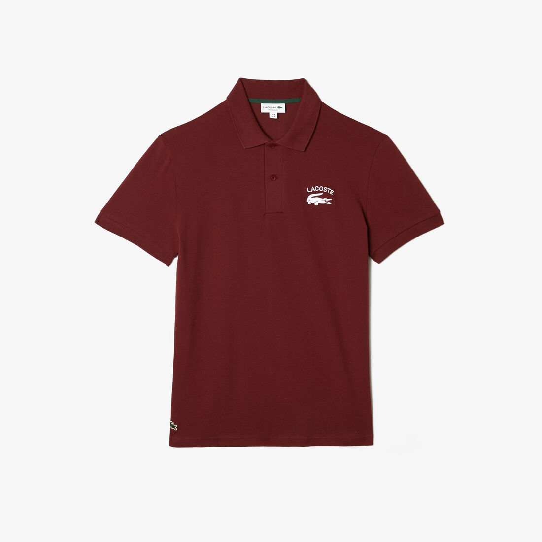 Lacoste Branded Stretch Mini Piqué Polo Shirts Herren Bordeaux | HXAZ-37962