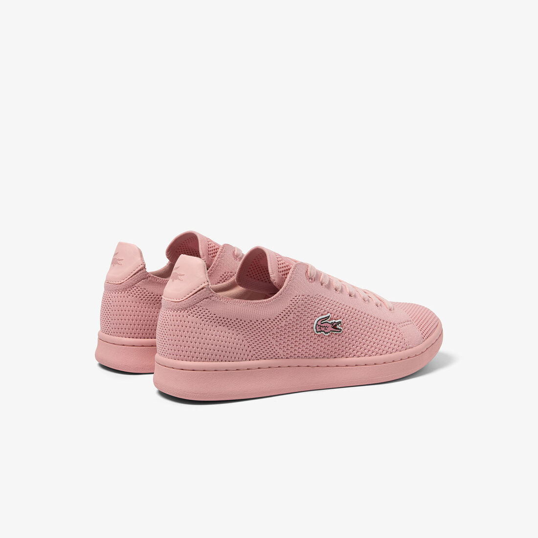 Lacoste Carnaby Piqué Textil Heel Pop Sneakers Damen Rosa | PIRV-91830