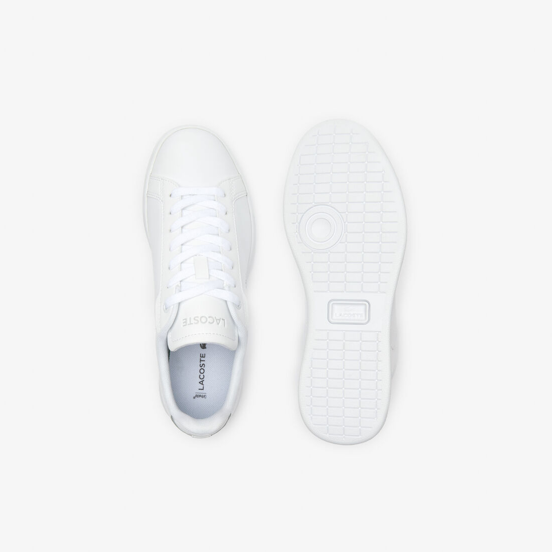Lacoste Carnaby Pro Bl Tonal Leder Sneakers Damen Weiß | GYBE-15907