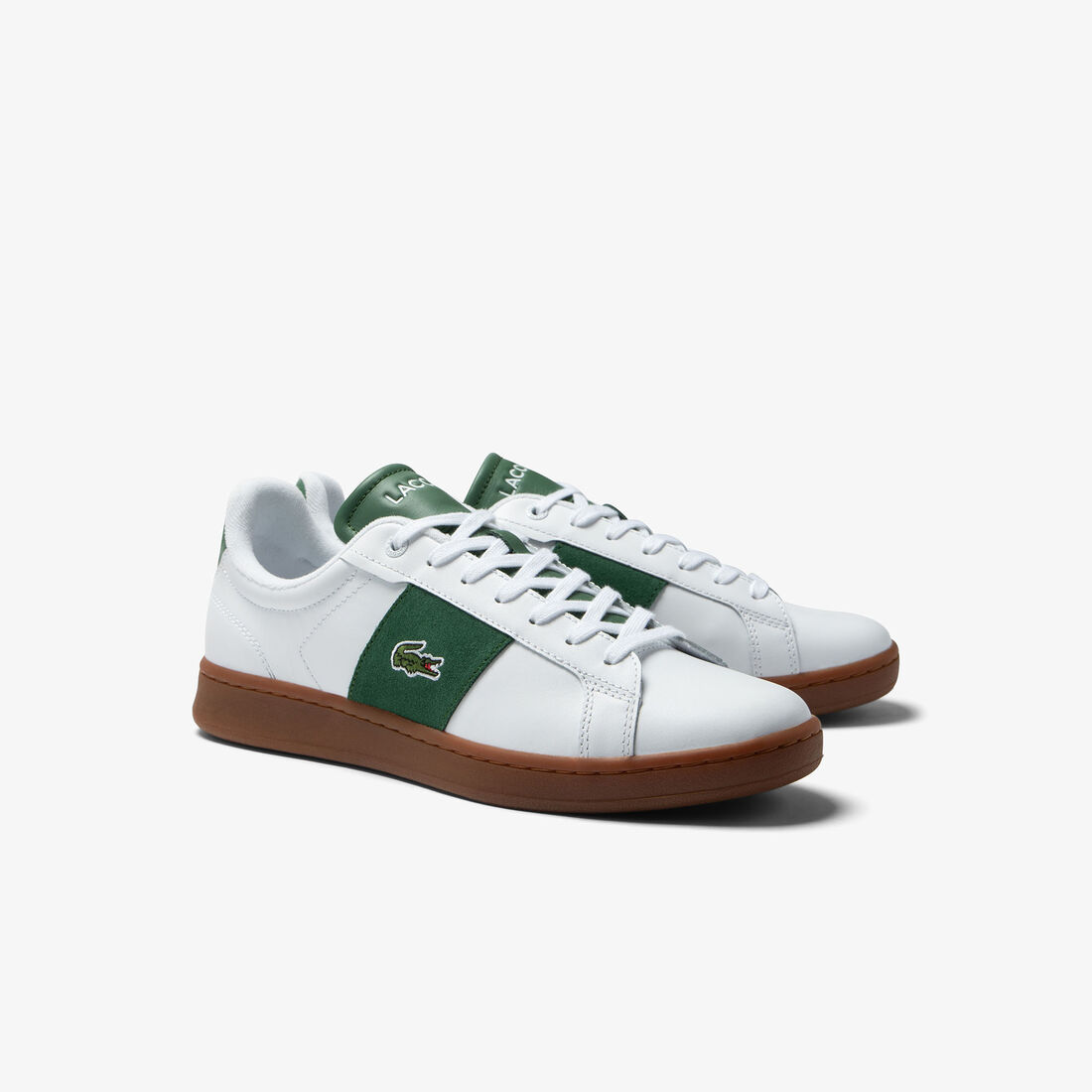 Lacoste Carnaby Pro Leder Colour Pop Sneakers Herren Weiß | YQLD-71829