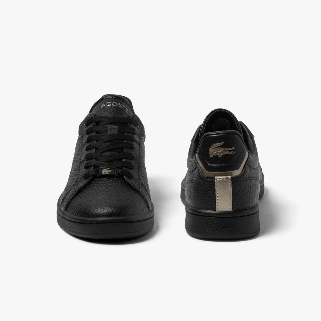 Lacoste Carnaby Pro Leder Sneakers Herren Schwarz | ELFB-94820