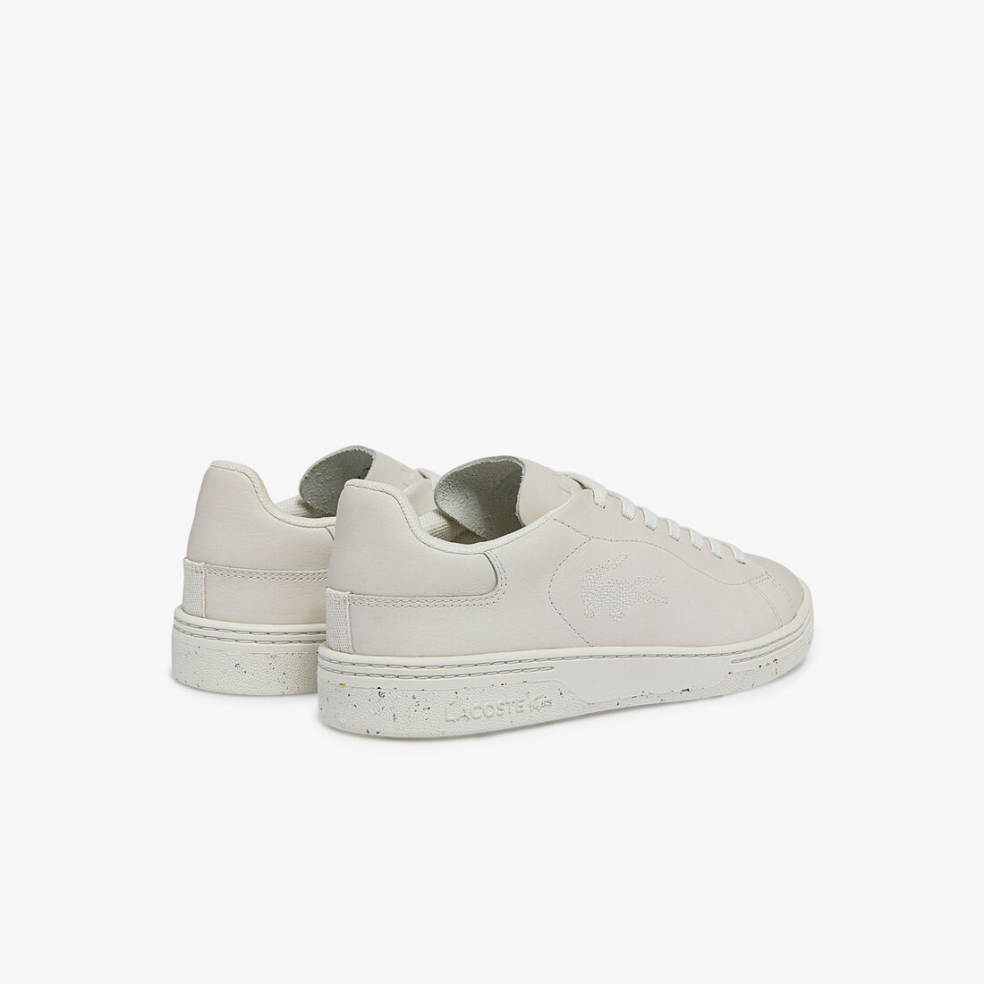 Lacoste Court Zero Leder Sneakers Damen Weiß Weiß | AHUM-34621