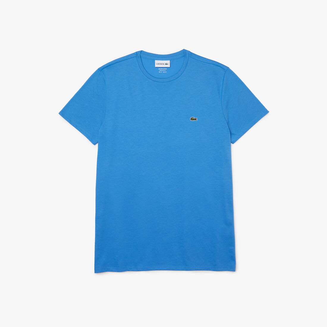 Lacoste Crew Neck Pima Baumwoll Jersey T-shirts Herren Blau | PCDK-09672