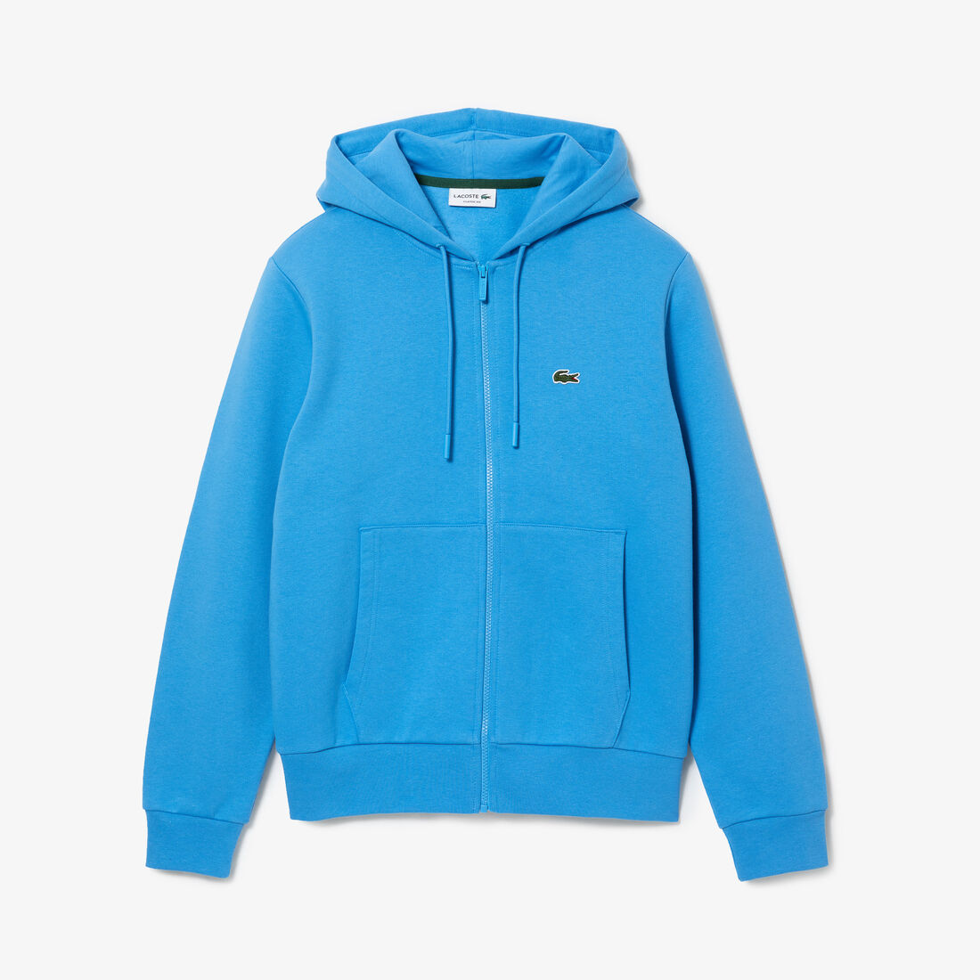 Lacoste Kangaroo Pocket Fleece Sweatshirts Herren Blau | NQRE-43196