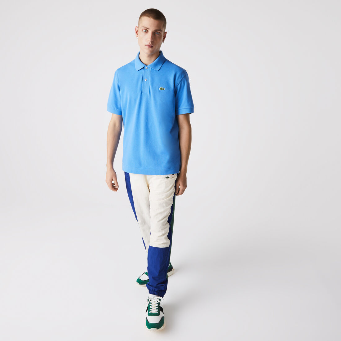 Lacoste Klassische Fit L.12.21 Organic Baumwoll Piqué Polo Shirts Herren Blau | EVJT-89761