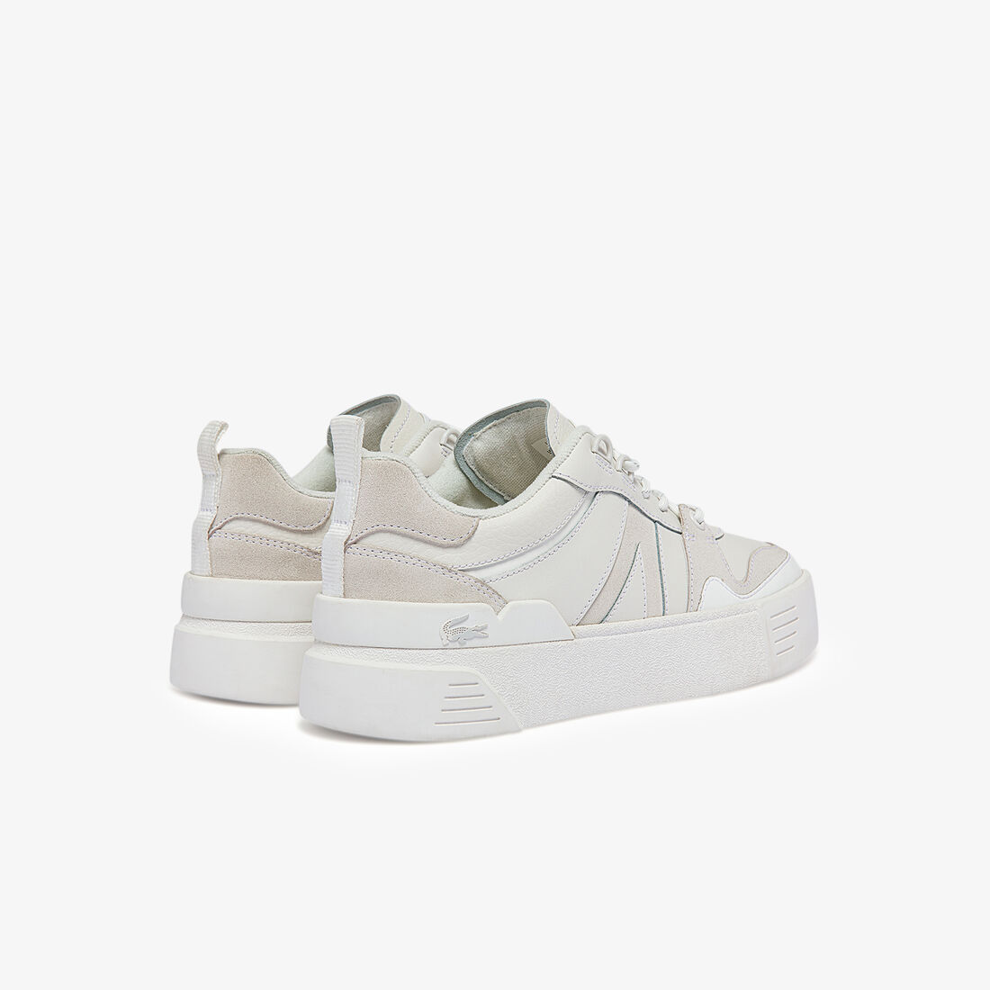 Lacoste L2 Leder Sneakers Damen Weiß | FLAP-78345