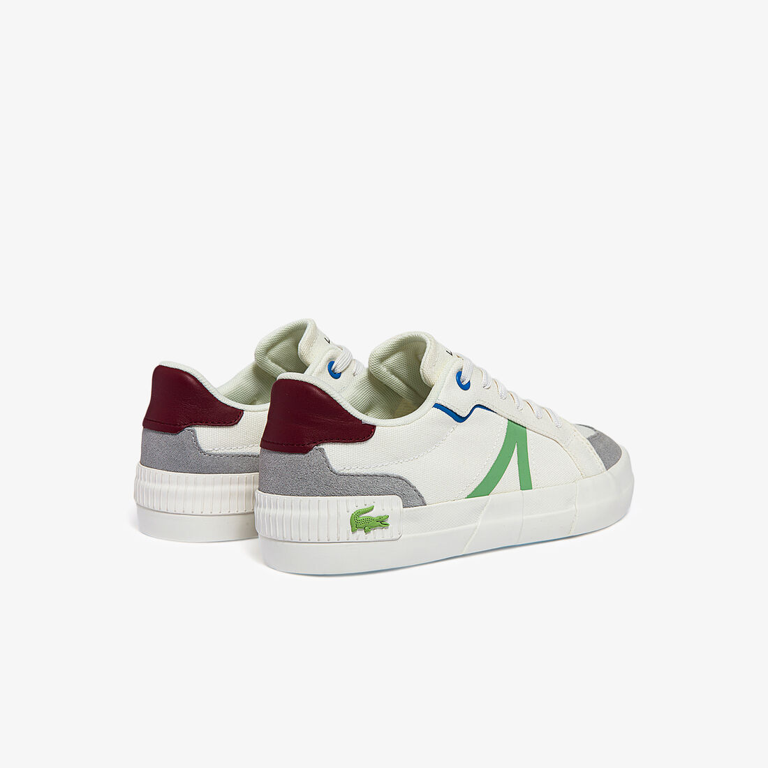 Lacoste L4 Canvas Sneakers Damen Weiß Hellgrün | LEFX-65127