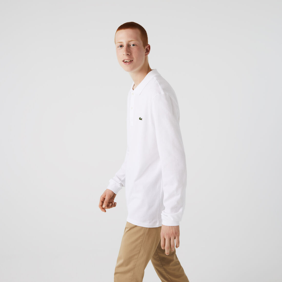 Lacoste Long-sleeve Klassische Fit L.12.12 Polo Shirts Herren Weiß | PXIY-68217