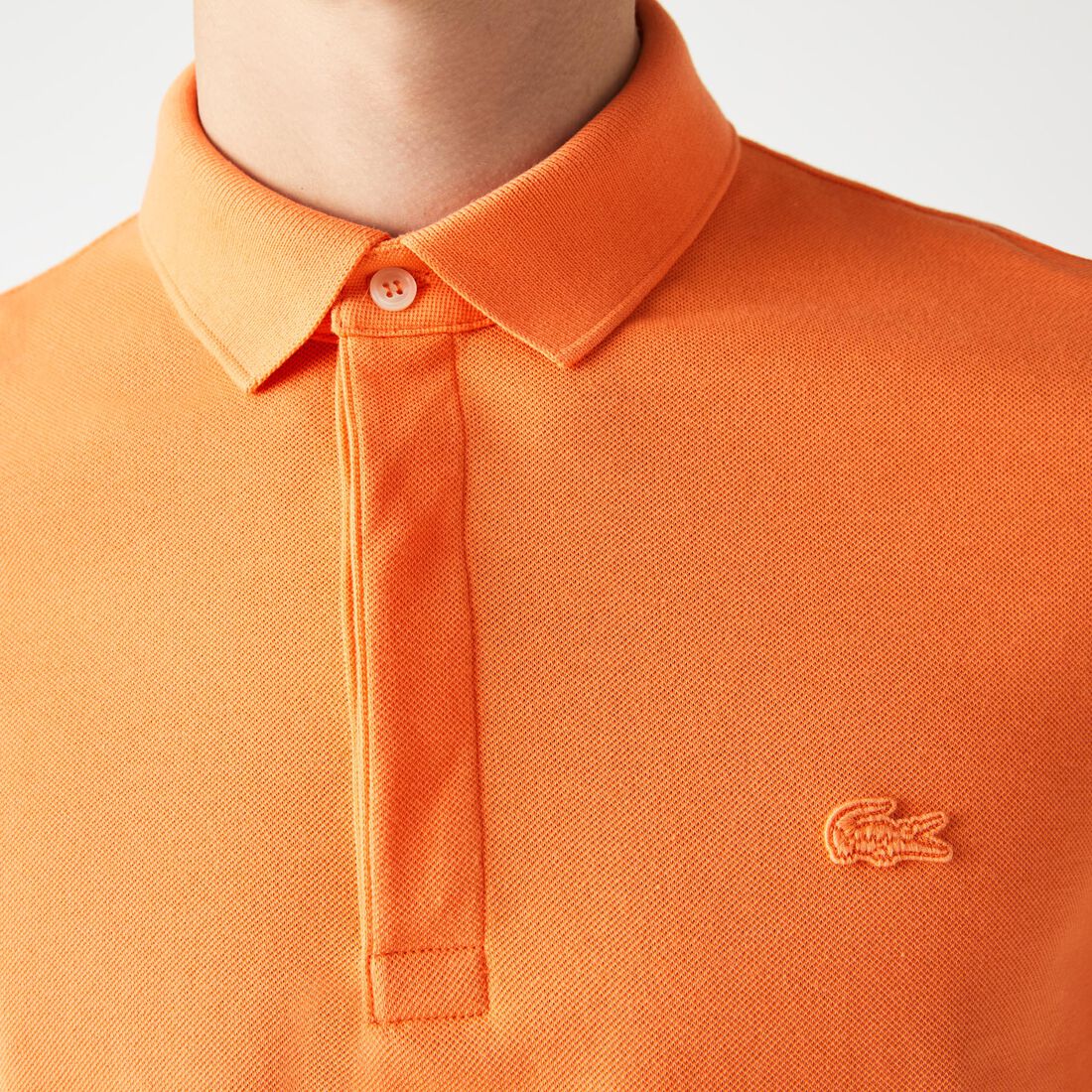 Lacoste Paris Regular Fit Stretch Baumwoll Piqué Polo Shirts Herren Orange | GWUQ-62178