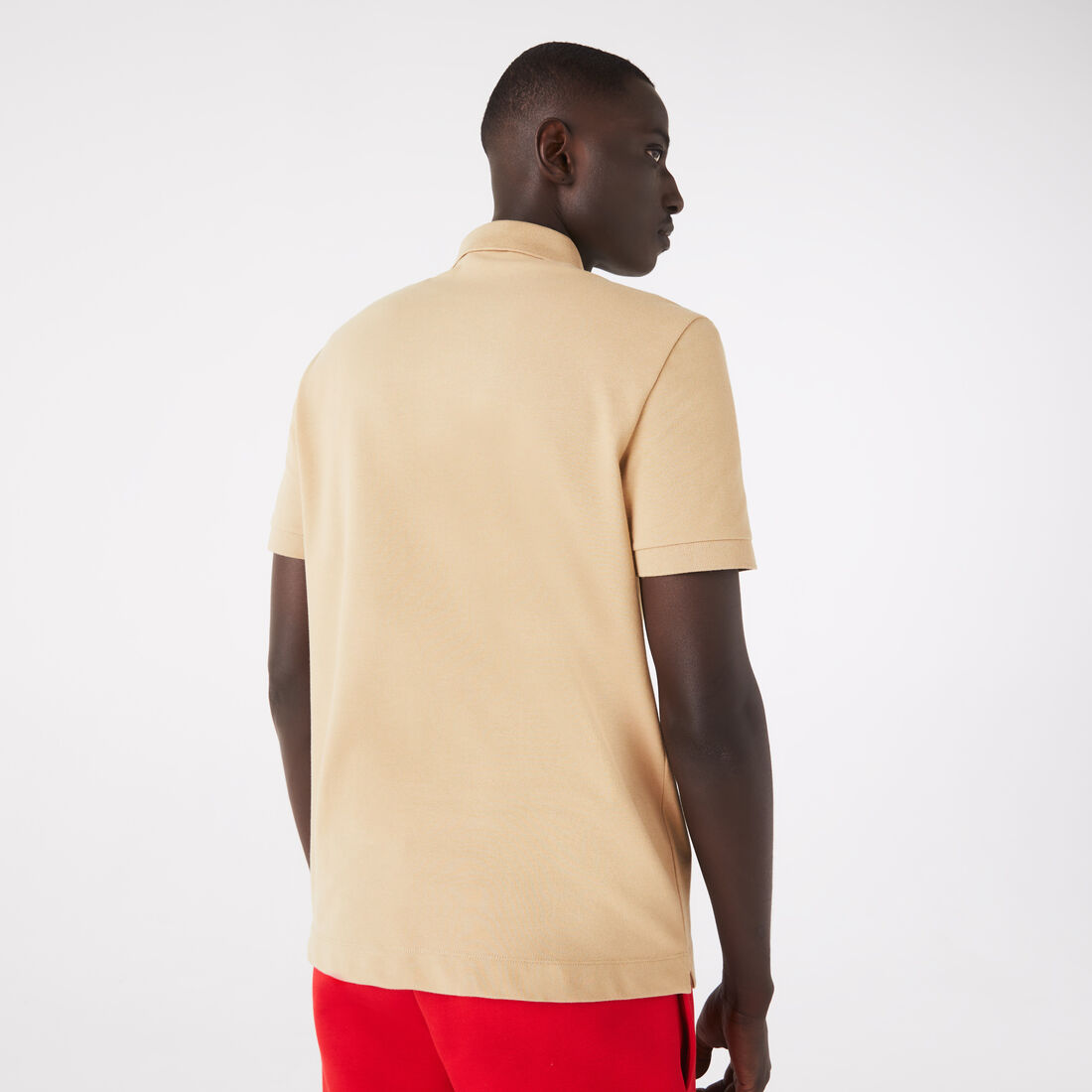 Lacoste Paris Regular Fit Stretch Baumwoll Piqué Polo Shirts Herren Beige | LWTQ-52697