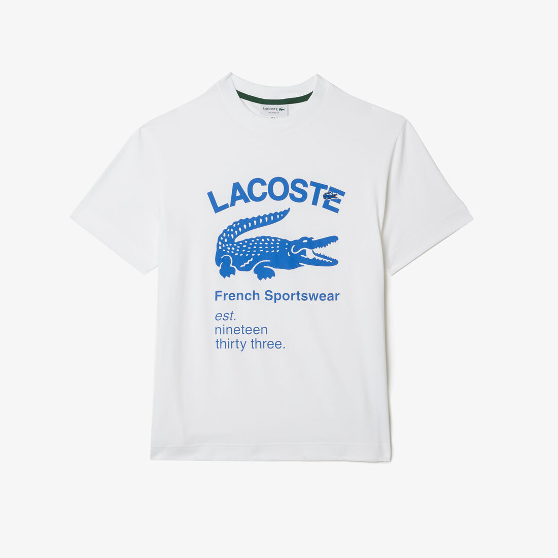 Lacoste Relaxed Fit Crocodile T-shirts Herren Weiß | UZYP-08164