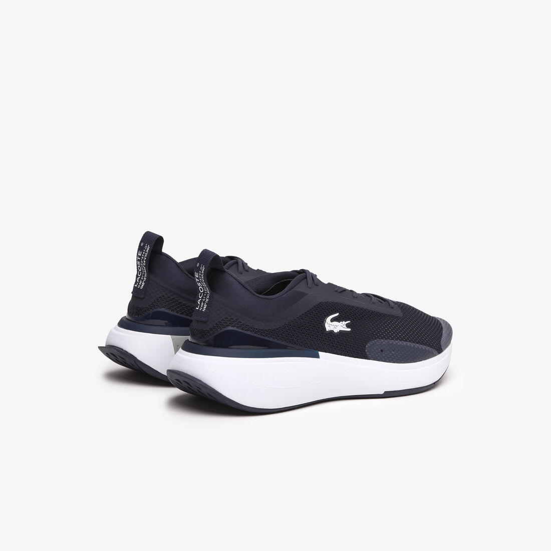 Lacoste Run Spin Evo Atmungsaktiv Mesh Sneakers Herren Navy Weiß | PNIC-40961