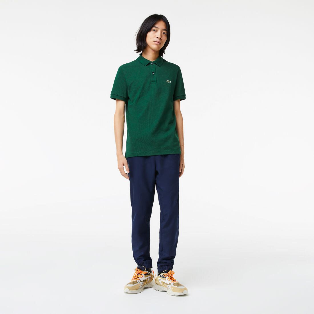 Lacoste Slim Fit In Petit Piqué Polo Shirts Herren Grün | EGOH-68752