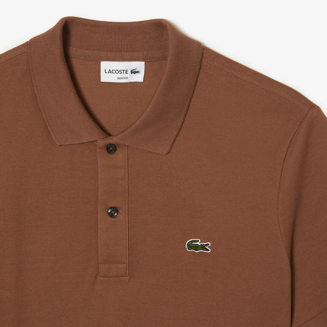 Lacoste Slim Fit In Petit Piqué Polo Shirts Herren Hellbraun | JEIY-65942