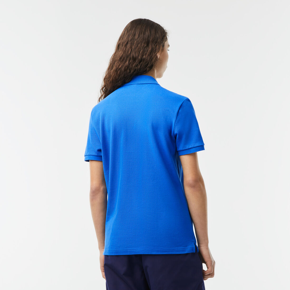 Lacoste Slim Fit In Petit Piqué Polo Shirts Herren Blau | KVQX-28934