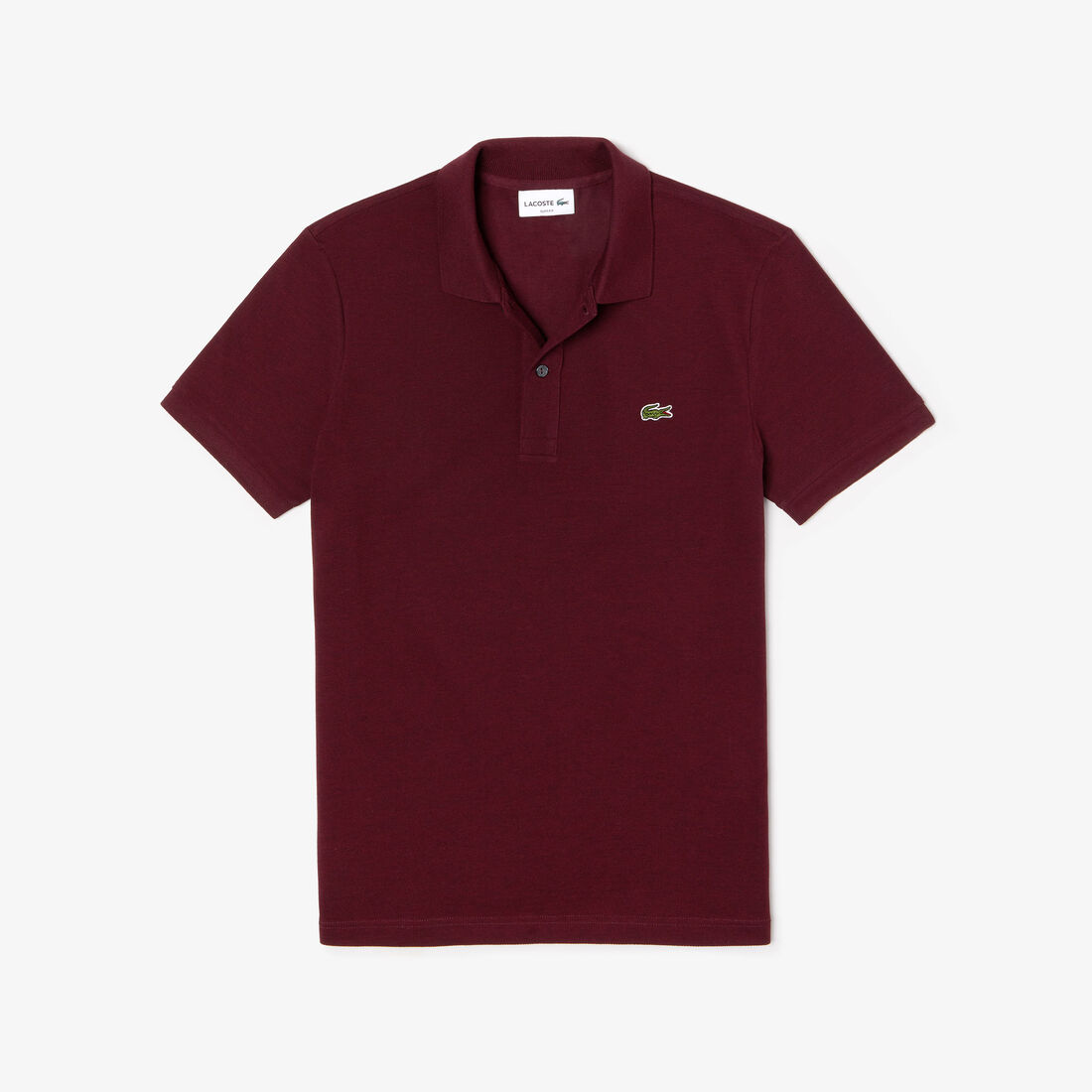 Lacoste Slim Fit In Petit Piqué Polo Shirts Herren Bordeaux | VTZX-39485