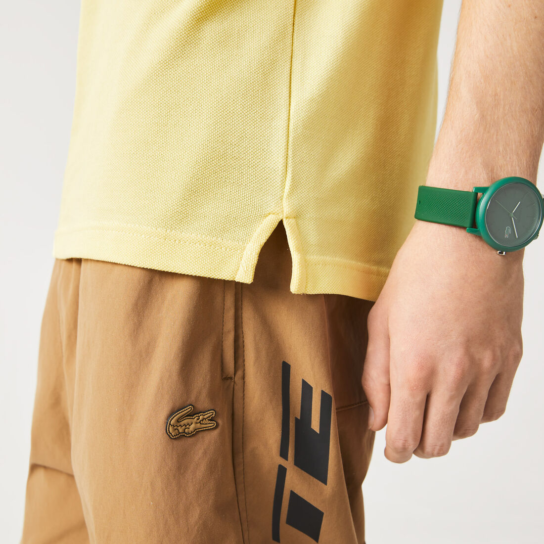 Lacoste Slim Fit In Petit Piqué Polo Shirts Herren Gelb | XLME-85160