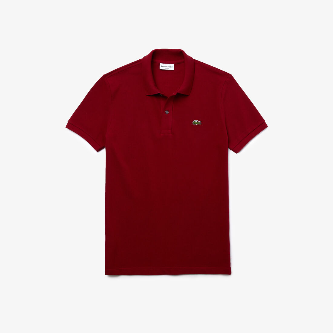 Lacoste Slim Fit In Petit Piqué Polo Shirts Herren Bordeaux | ZHQL-69187