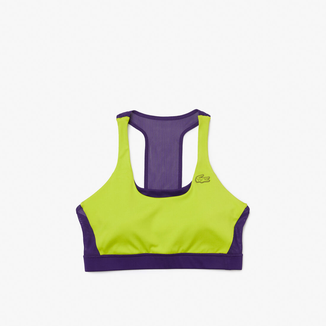 Lacoste Sport Color-block Recycled Polyester Sport Bh Damen Gelb Lila | RETZ-14798