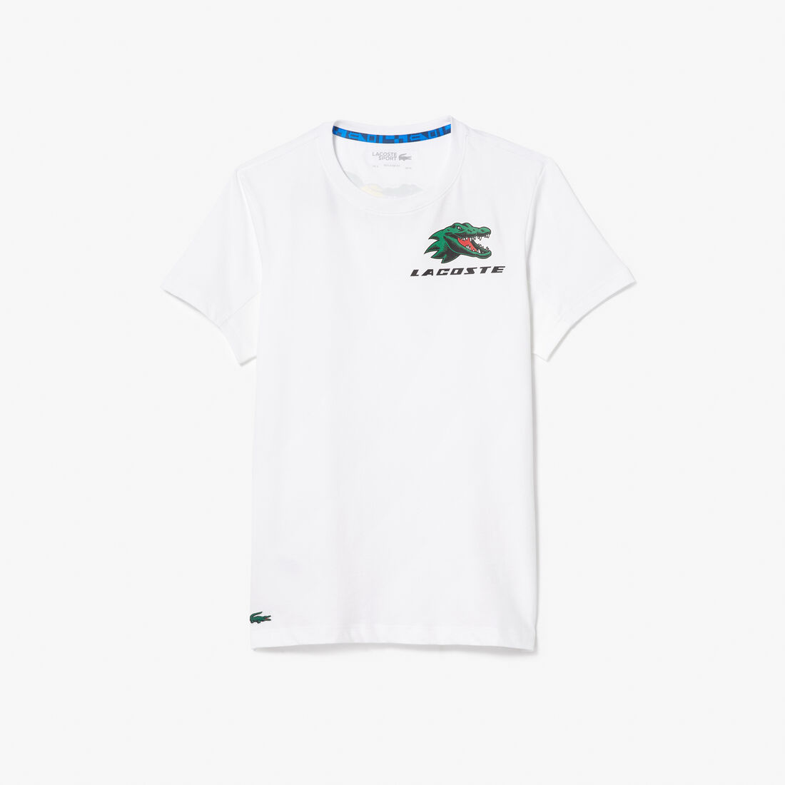 Lacoste Sport Crocodile Print Tennis T-shirts Herren Weiß | PDKO-05863