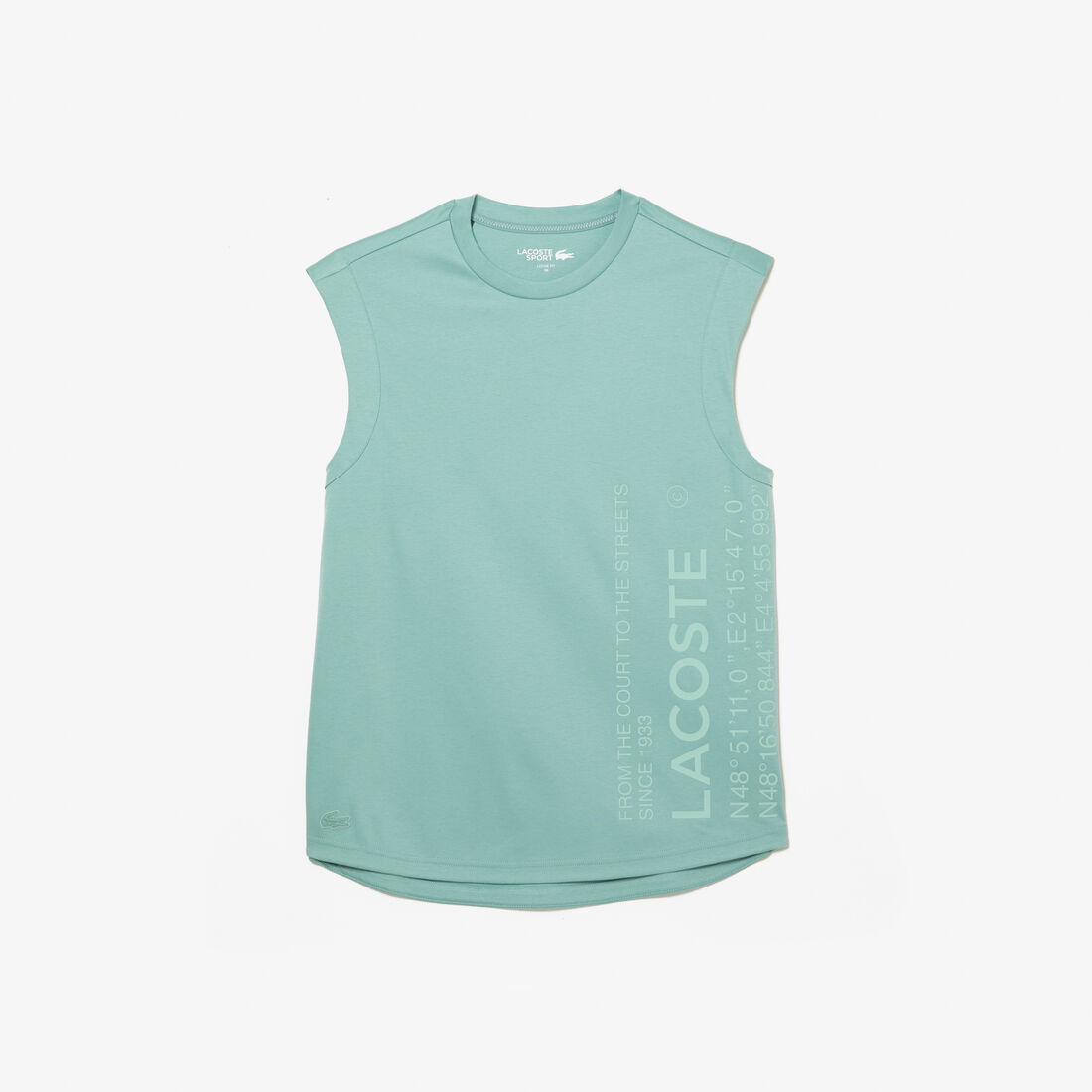 Lacoste Sport Loose Fit Branded Coordinate T-shirts Damen Grün | QZCJ-85120