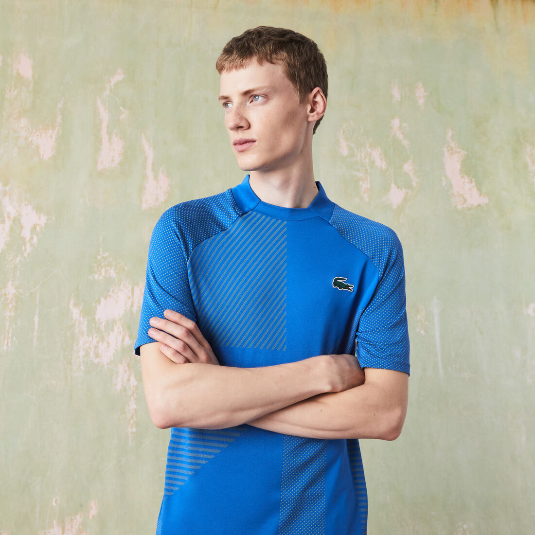 Lacoste Sport Slim Fit Seamless Tennis Polo Shirts Herren Blau | ZNLK-93865