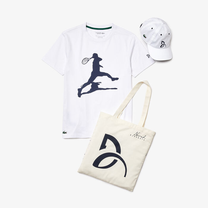 Lacoste Sport X Novak Djokovic Pack T-shirts Herren Weiß | NZXR-90741