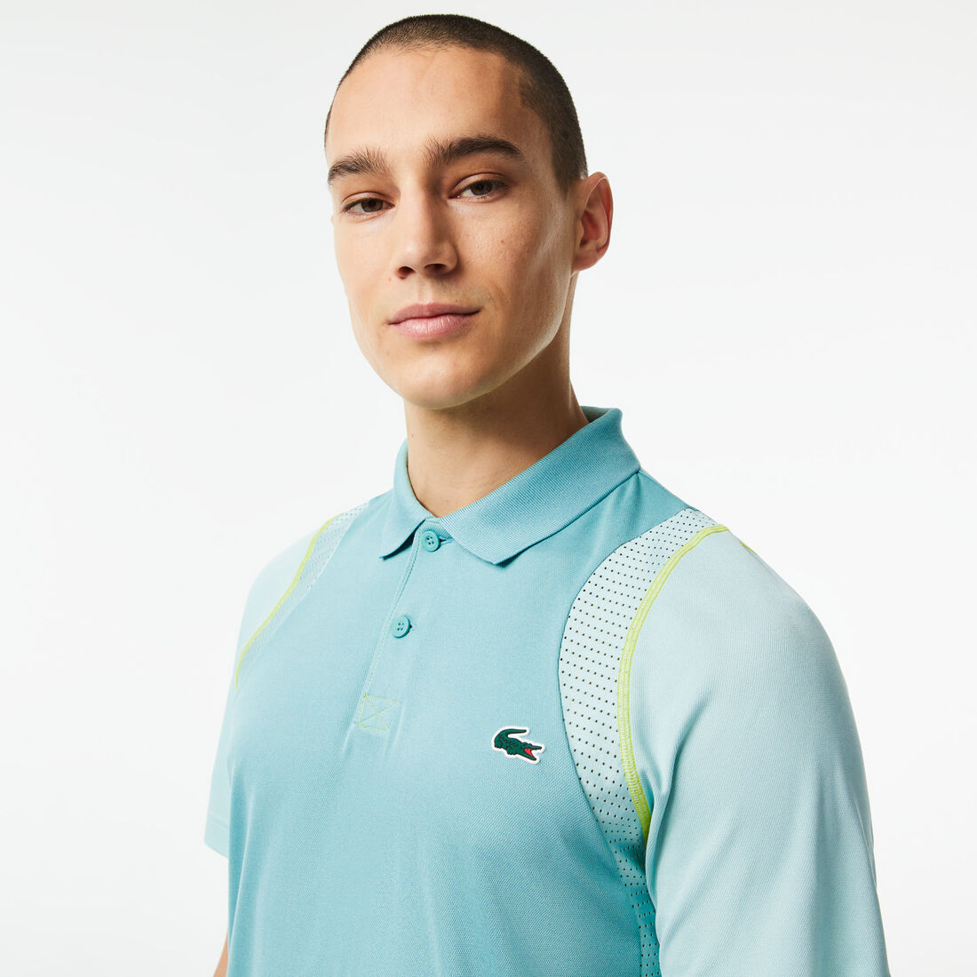 Lacoste Tennis Recycled Polyester Polo Shirts Herren Türkis | RXEZ-92718