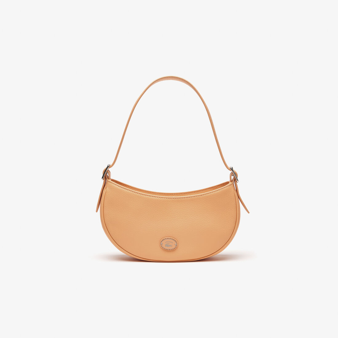Lacoste Top Grain Leder Halfmoon Handtasche Damen Orange | QGJM-41967
