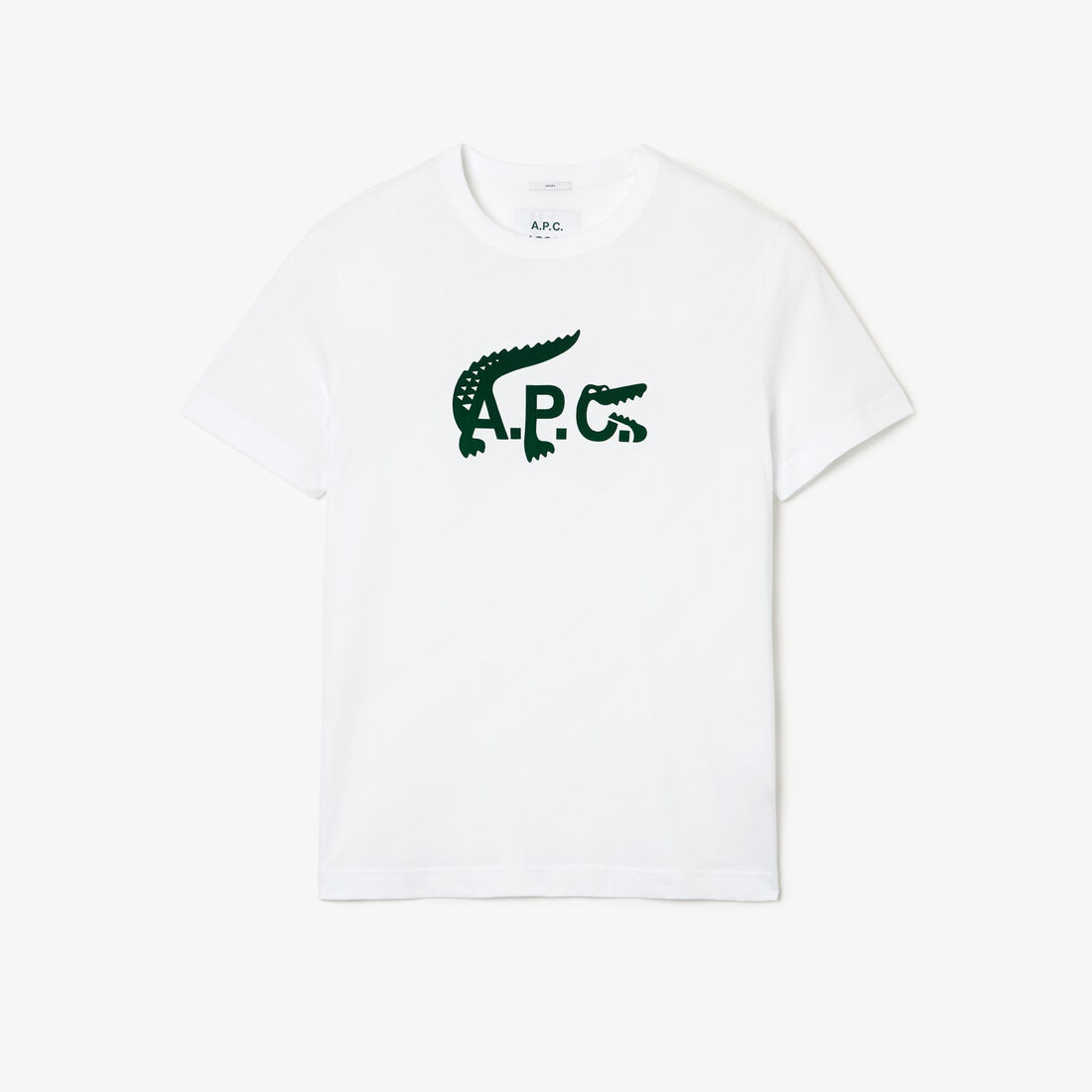 Lacoste X A.p.c. Jersey T-shirts Herren Weiß | QECK-56429