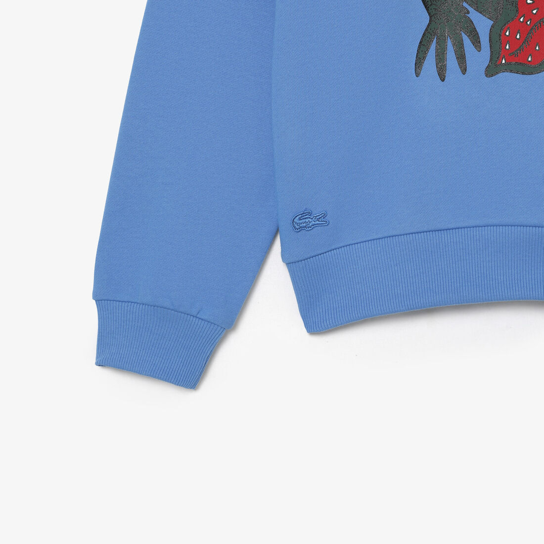 Lacoste X Netflix Loose Fit Organic Baumwoll Fleece Sweatshirts Damen Blau | QAJP-86074